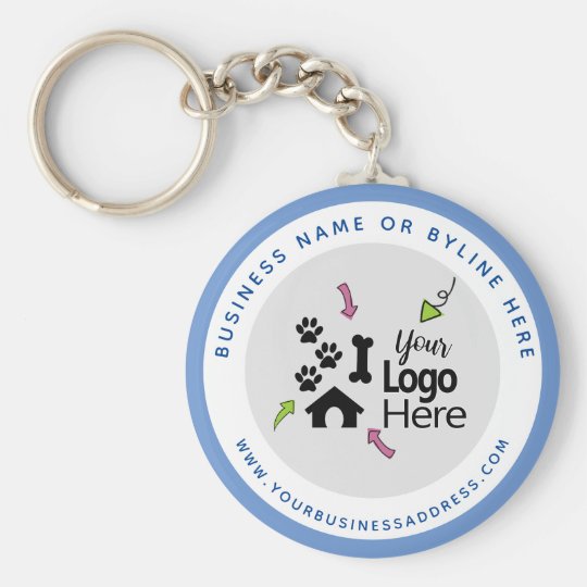 Pet Promotional Giveaways Dog Business Keychain