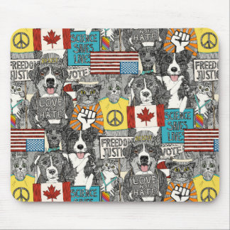 pet protest mouse pad