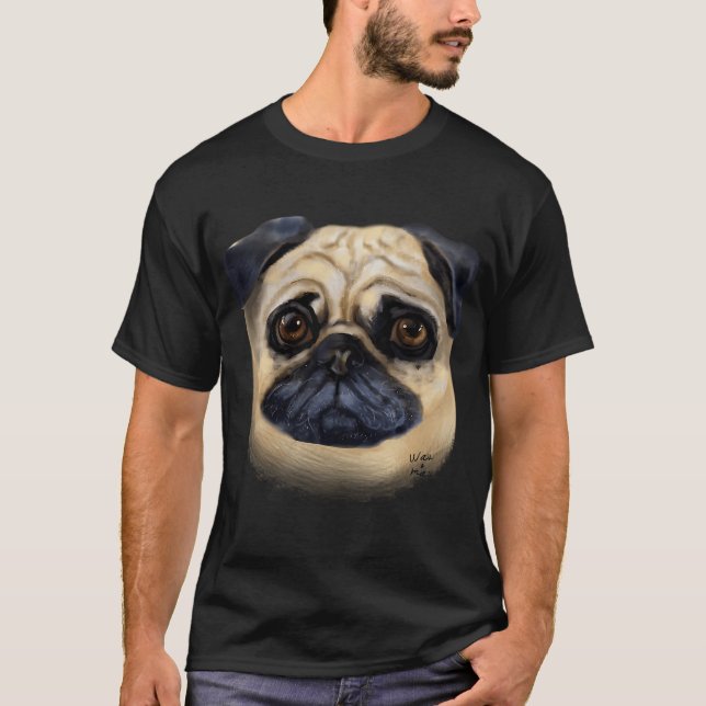 pet pug T-Shirt (Front)