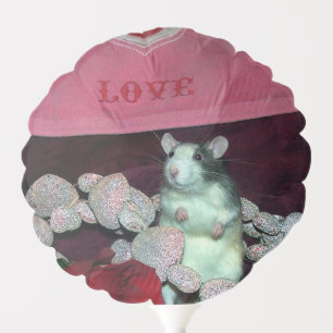 Pet Rat Darcy Love Balloon