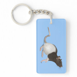 Pet Rat Painting Keychain