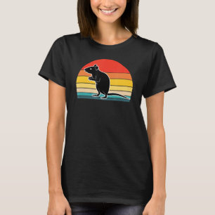 Pet Rat Retro Vintage Sunset T-Shirt