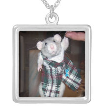 Pet Rat Ruby Necklace