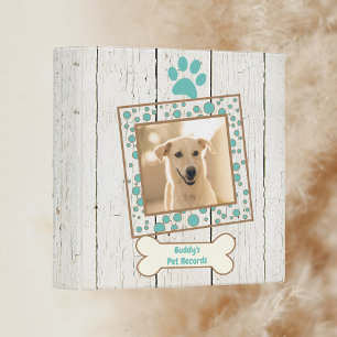 Pet Records and Care 3 Ring Binder