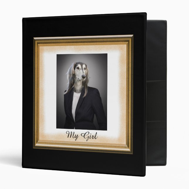 Pet Records, Scrapbook, Photo Album 3 Ring Binder (Front/Inside)