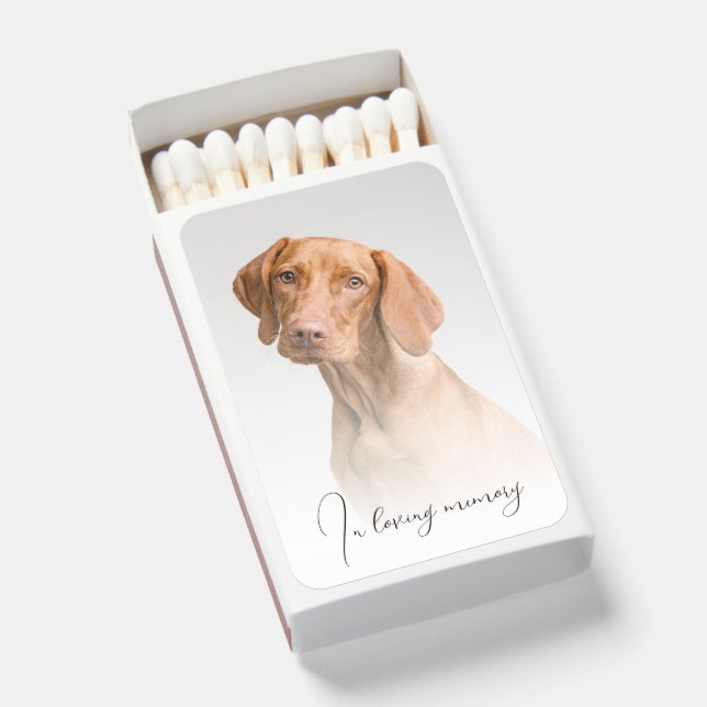 Pet remembrance photo matchboxes (Front Open)
