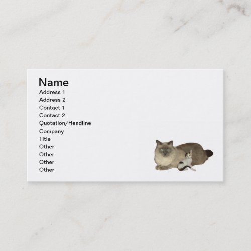 Pet Rescue Business Card