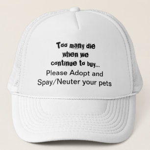 Pet Rescue Spay Neuter Adopt Trucker Hat