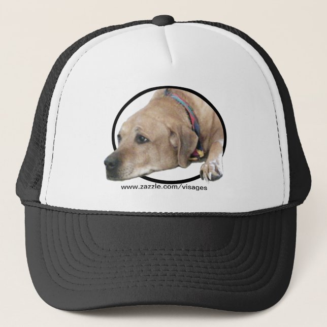 Pet Rhodesian Ridgeback Dog Picture Trucker Hat (Front)