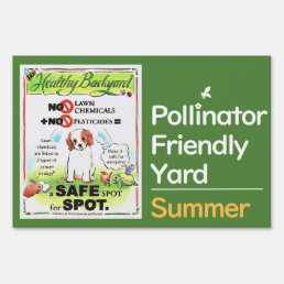Pet Safe Yard - Pesticide Free Sign