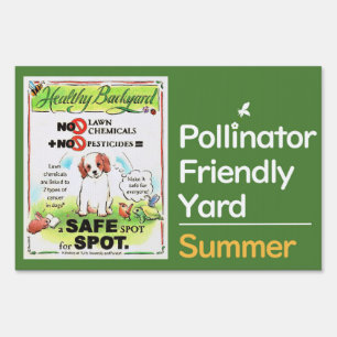 Pet Safe Yard - Pesticide Free Sign