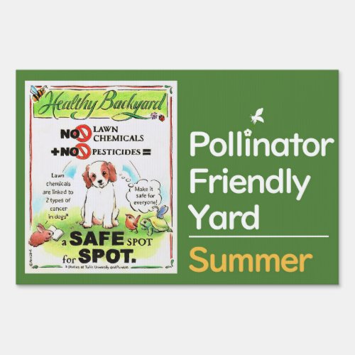 Pet Safe Yard _ Pesticide Free Sign