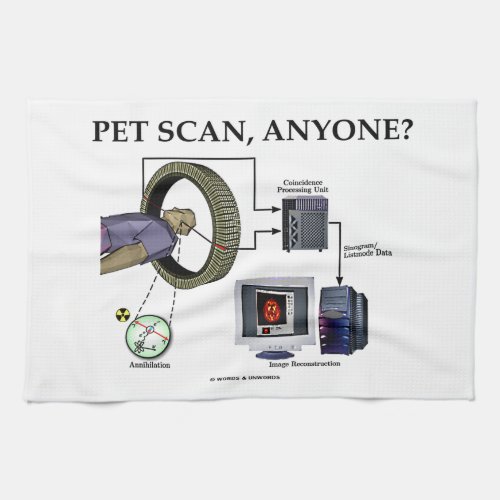 PET Scan Anyone Positron Emission Tomography Towel