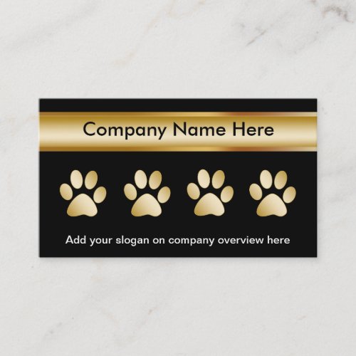 Pet Service Business Cards