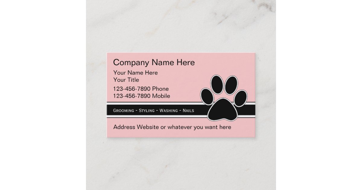 pet service business plan