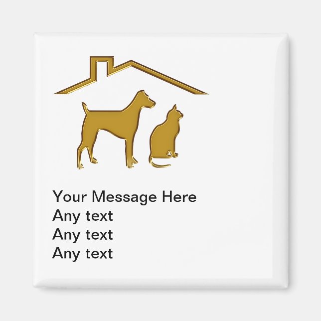Pet Service Business Magnets (Front)