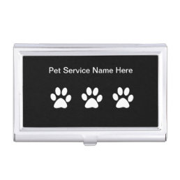 Pet Service Modern Design Business Card Case
