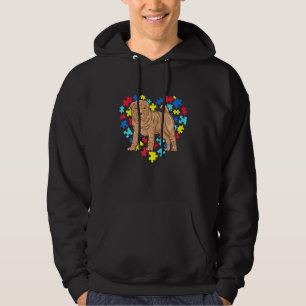 Pet Shar Pei Autism Awareness Month For Dog Mom An Hoodie