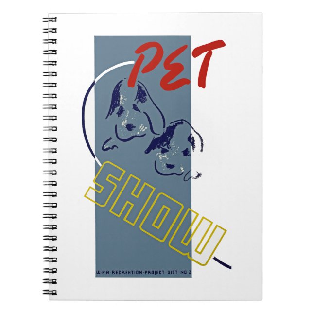 Pet Show Notebook (Front)