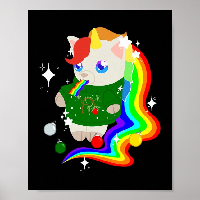 Pet Show Unicorn Christmas Edition Poster (Front)