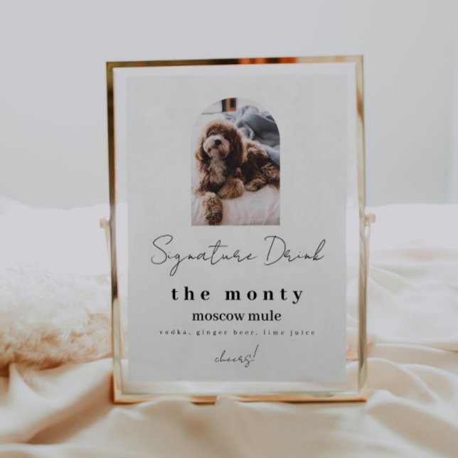 Pet Signature Drink with Photo  Poster (Creator Uploaded)