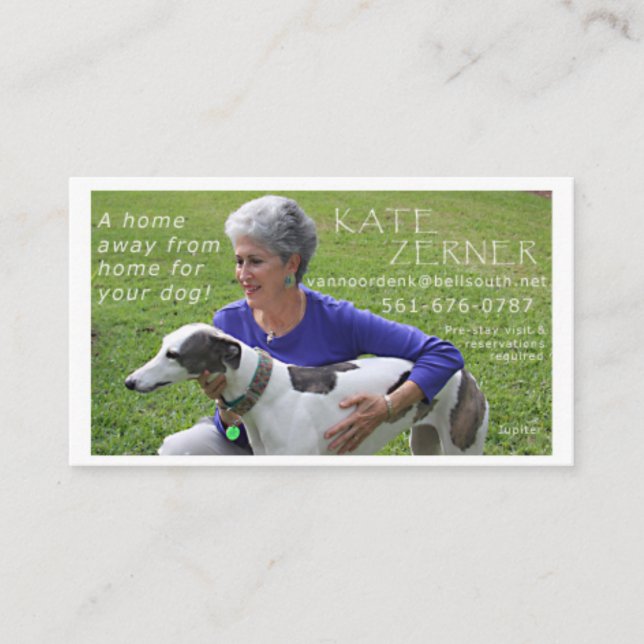 pet sit biz card (Front)