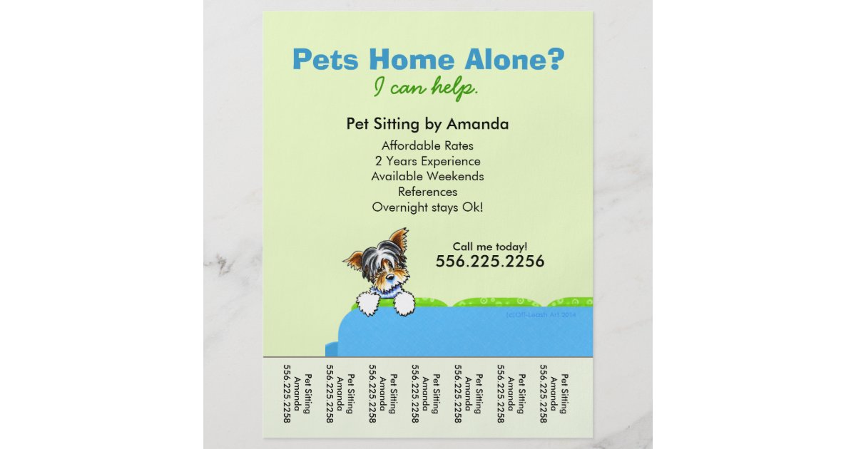Annonce Pet Sitter Wellness info for pet parents