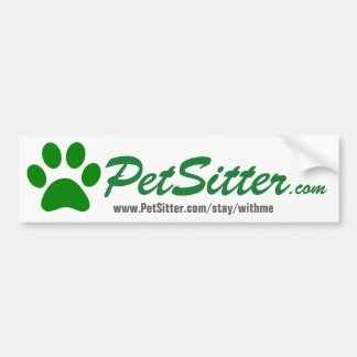 Pet Sitter Bumper Sticker