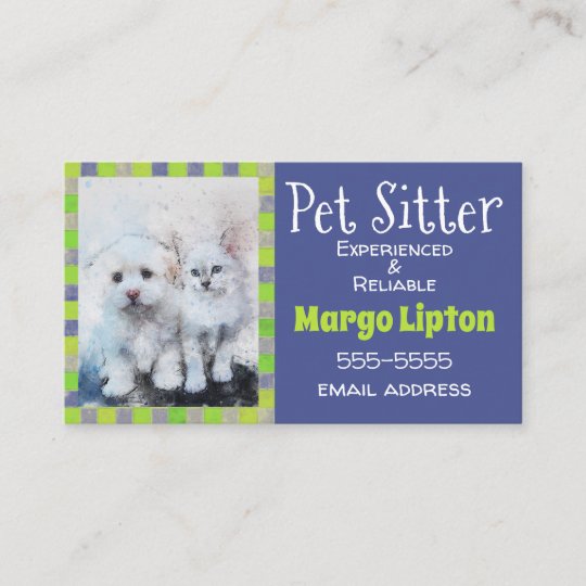 Pet Sitter Business Card