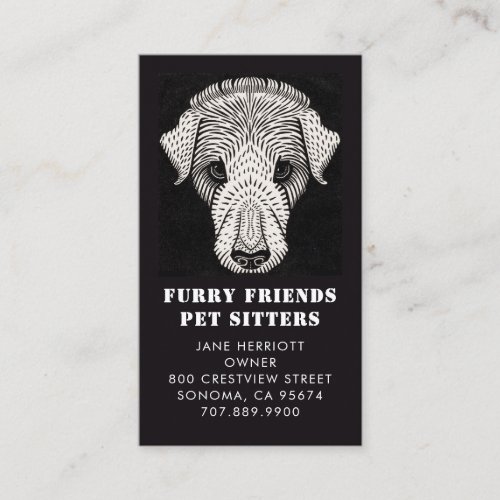 Pet Sitter Business Card