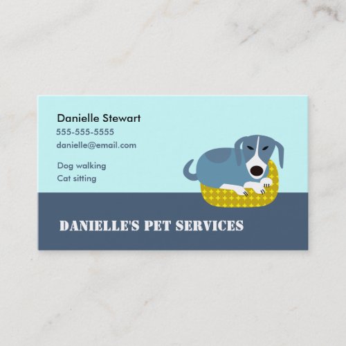 Pet Sitter Business Card