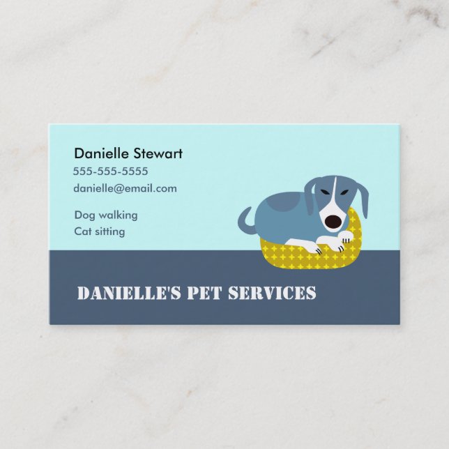 Pet Sitter Business Card (Front)