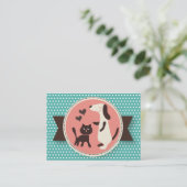 Pet Sitter Business Card - Personalizable (Standing Front)