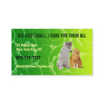 Pet sitter business cards Pet sitter business cards