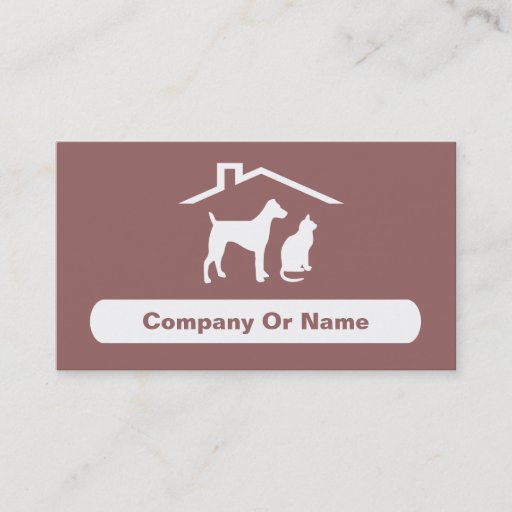 Customizable Pet Sitter Business Cards