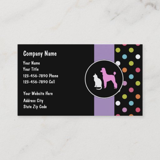 Customizable Pet Sitter Business Cards