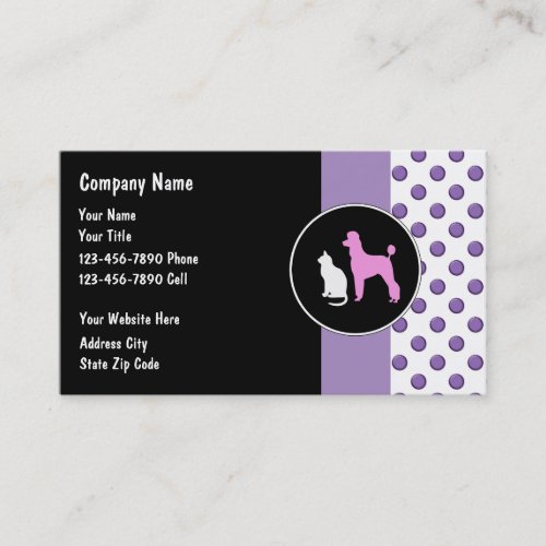 Pet Sitter Business Cards