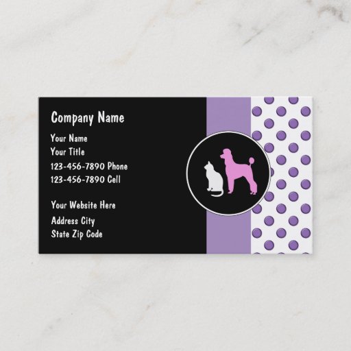 Customizable Pet Sitter Business Cards