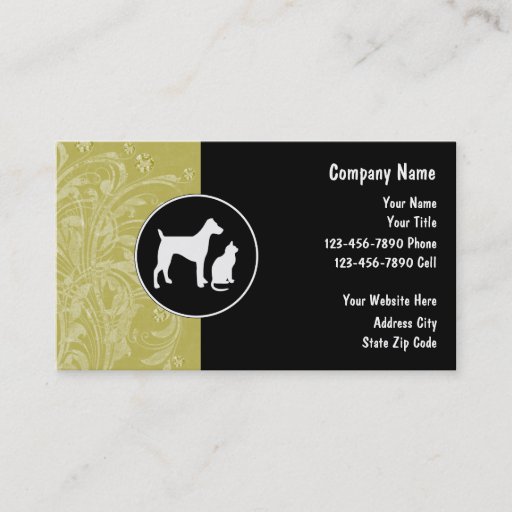 Customizable Pet Sitter Business Cards