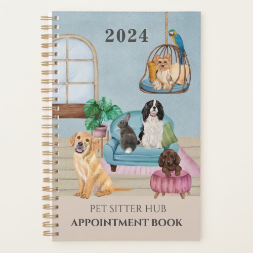 Pet Sitter Business Office Appointment Diary  Planner