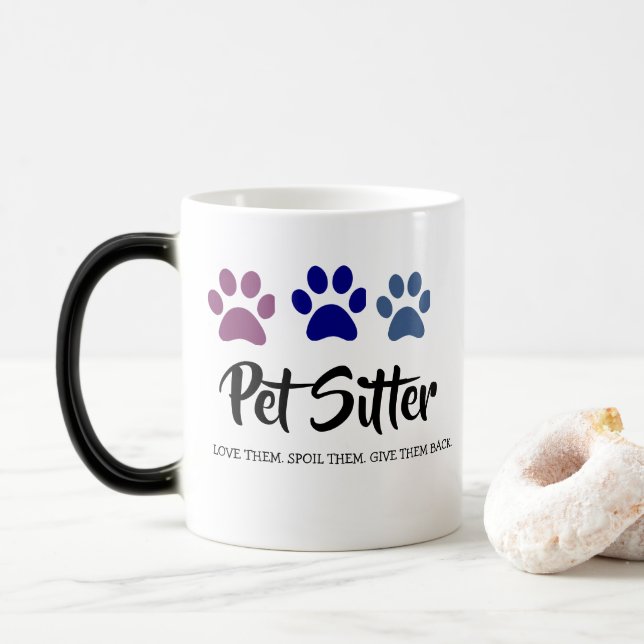Pet Sitter Color Morph Mug (With Donut)