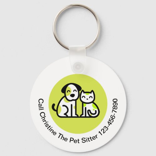 Pet Sitter Cute Promotional Keychains