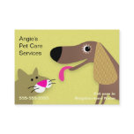 Pet Sitter - Dog & Cat Yellow Business Card Pet Sitter - Dog & Cat Yellow Business Card