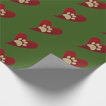 Pet Sitter Dog Walker Paw Print Happy Holiday Wrapping Paper Pet Sitter Dog Walker Paw Print Happy Holiday Wrapping Paper