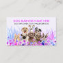 Pet Sitter dog Walker pet grooming boutique rescue Business Card