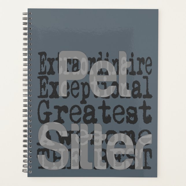 Pet Sitter Extraordinaire Planner (Front)