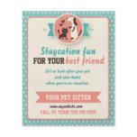 Pet Sitter Flyer - Customizable Doublesided Pet Sitter Flyer - Customizable Doublesided