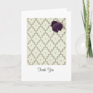 Pet Sitter Letterpress Thank You Card