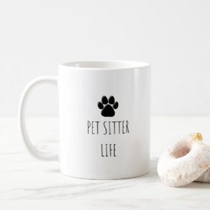 'Pet Sitter Life' Joy Hustle Heart Animal Lovers Coffee Mug