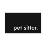 pet sitter. loyalty punch card pet sitter. loyalty punch card